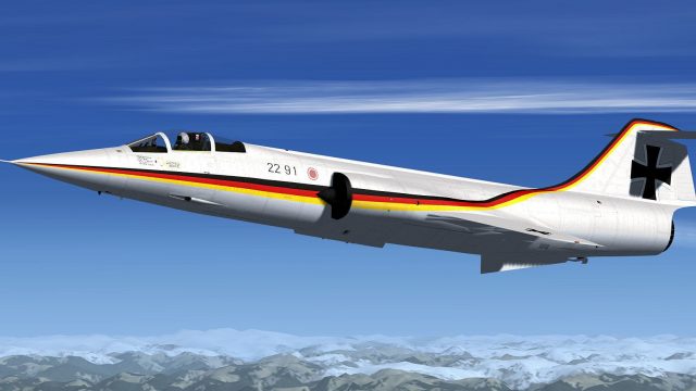 Screenshot 1 — Luftwaffe F-104G 22+91 Silver Star