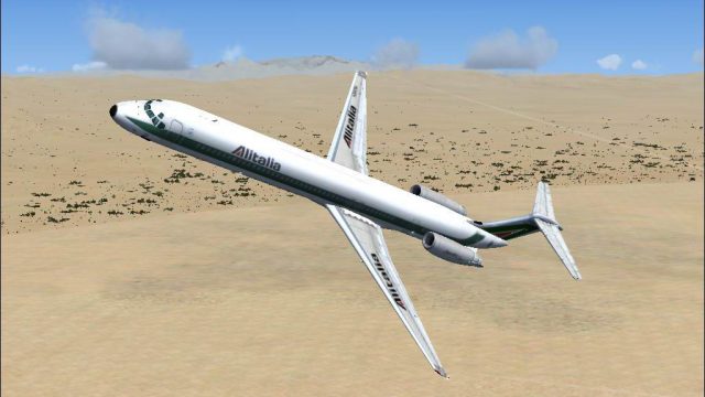 Screenshot 1 — Alitalia Super McDonnell Douglas MD-80