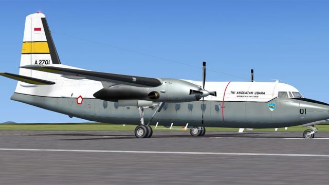 Screenshot 1 — Indonesian Air Force Fokker F27