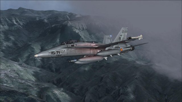 Screenshot 1 — Spanish Air Force EF-18B 15-71 Standard