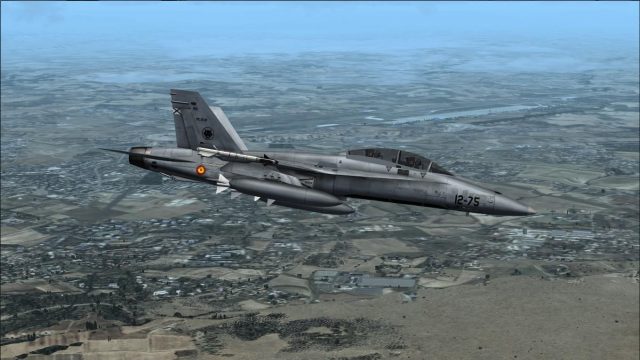 Screenshot 1 — Spanish Air Force EF-18B 12-75 Standard