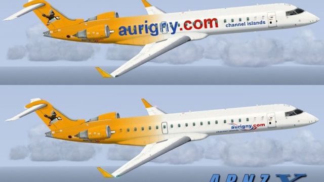 Screenshot 1 — Aurigny Cessna Bombardier CRJ-700