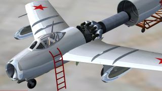 Screenshot 1 — Polished Aluminum MiG-15