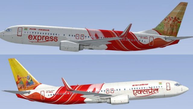 Screenshot 1 — Air India Express Boeing 737-800
