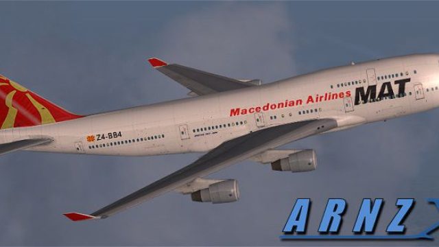 Screenshot 1 — MAT Macedonian Airlines Boeing 747-400