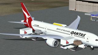 Screenshot 1 — Qantas Boeing 787-8