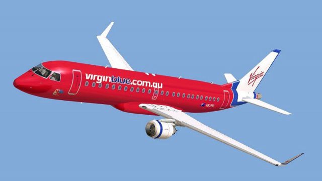 Screenshot 1 — Virgin Blue Airlines Embraer 190-LR