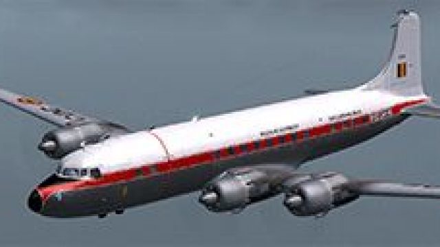 Screenshot 1 — Belgian Air Force Douglas DC-6
