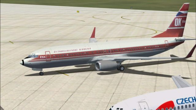 Screenshot 1 — Czechoslovak Airlines Boeing 737-800