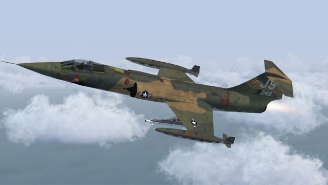 Screenshot 1 — US Air Force F-104G Starfighter Fictional SEA Scheme