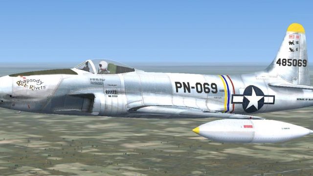Screenshot 1 — USAF P-80 Shooting Star "Rhapsody In Rivets"