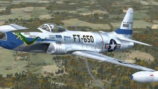 Screenshot 2 — USAF F-80 Shooting Star "Saggin' Dragon"