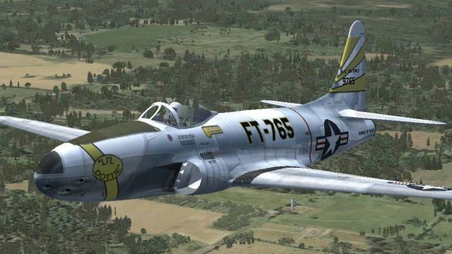 Screenshot 1 — USAF F-80 Shooting Star "Li'l Dottie"