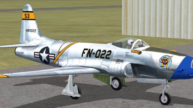 Screenshot 1 — USAF F-80 Shooting Star 44-85022