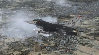 Screenshot 1 — USAF F-16 614FS 87-0221