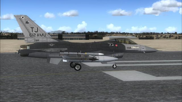 Screenshot 1 — USAF F-16 612FS 86-0289