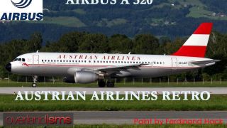 Screenshot 1 — Austrian Airbus A320-200 repaint for payware Overland A320-200