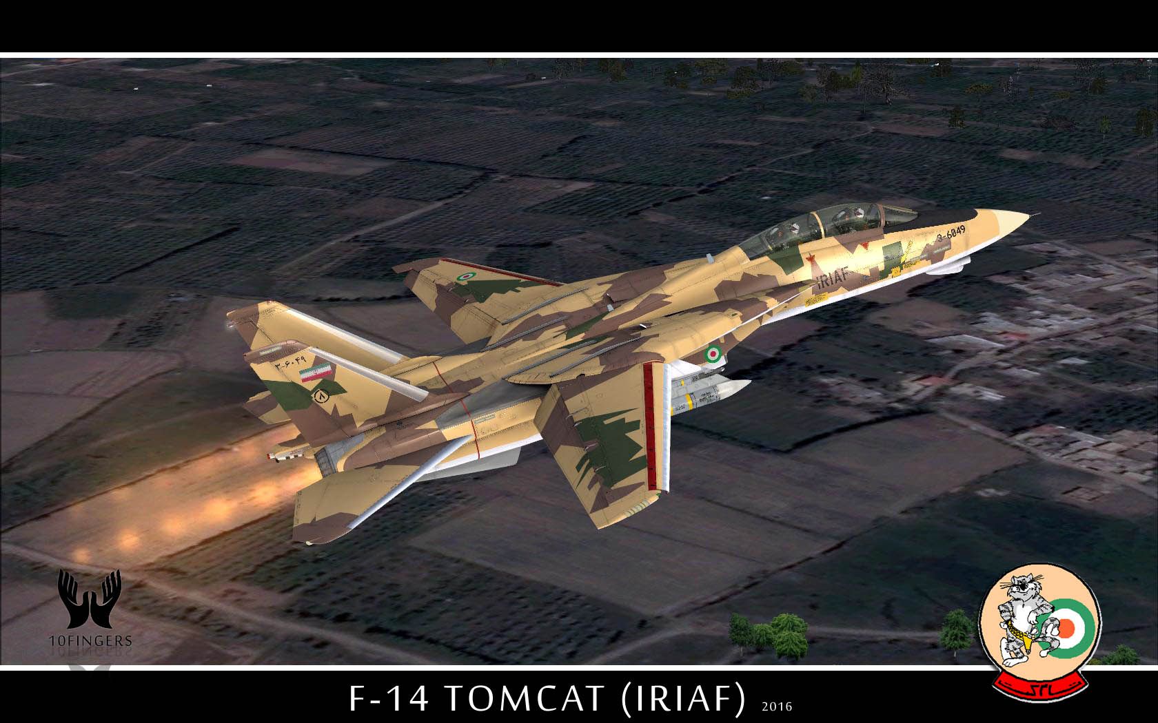 Iran Air Force IRIAF F 14AM Tomcat For FSX