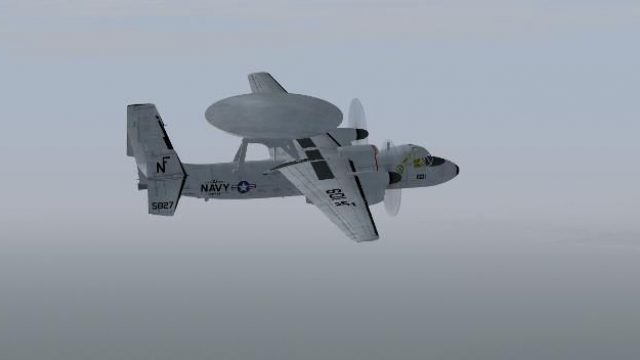 Screenshot 1 — US Navy Grumman E-2C Hawkeye VAW-115