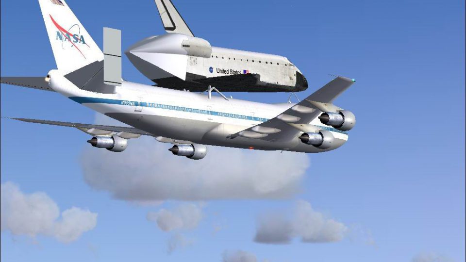 NASA Boeing 747-100SCA for FSX