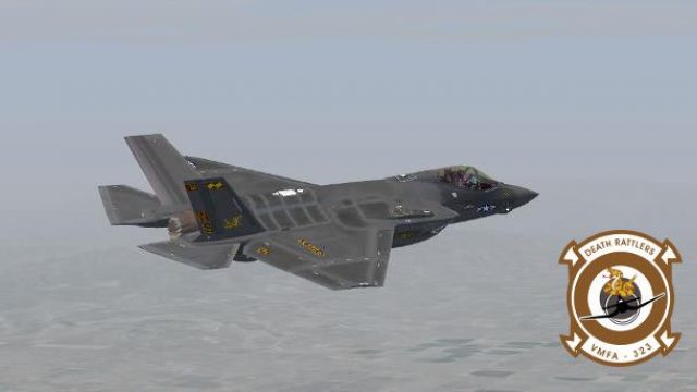 Screenshot 1 — US Marine Corps F-35C VMFA-323 Repaints