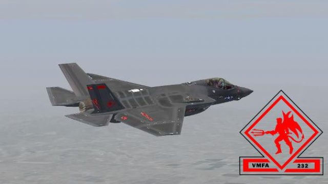 Screenshot 1 — US Marine Corps F-35C VMFA-232 Repaints