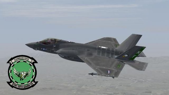 Screenshot 1 — US Navy F-35C VFA-195 Repaints Update