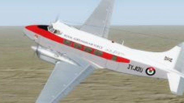 Screenshot 1 — Jordanian RJAF DeHavilland Dove JY-RJU