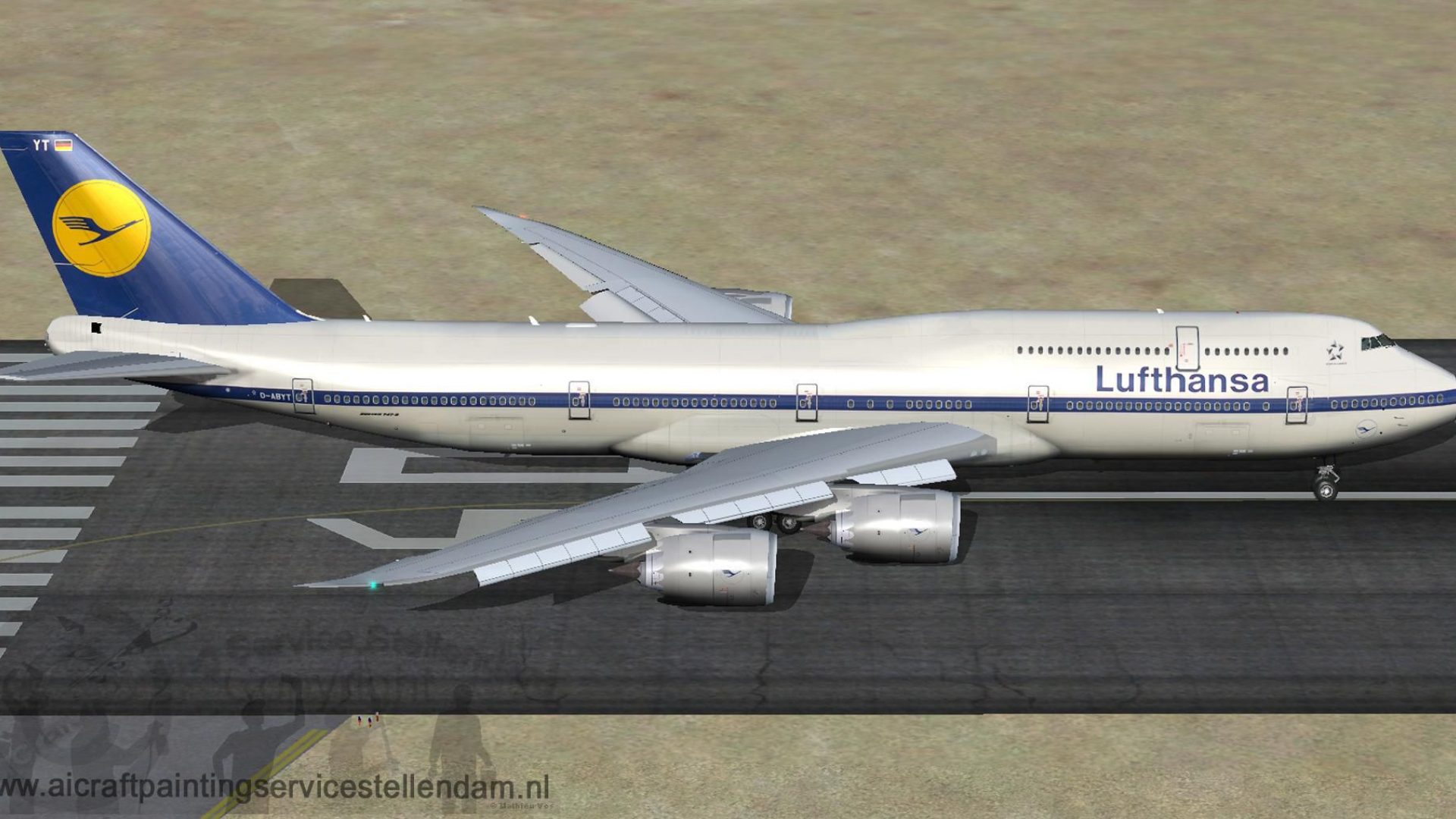 Lufthansa Boeing 747-830I D-ABYT for FSX