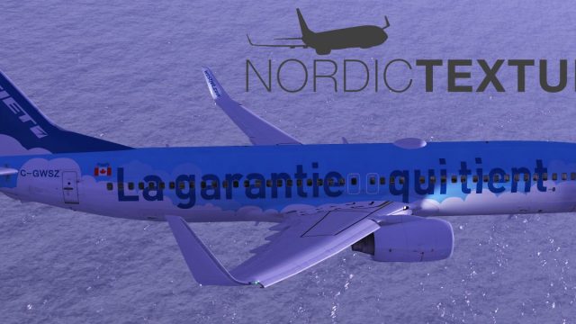 Screenshot 1 — WestJet Boeing 737-800NGX