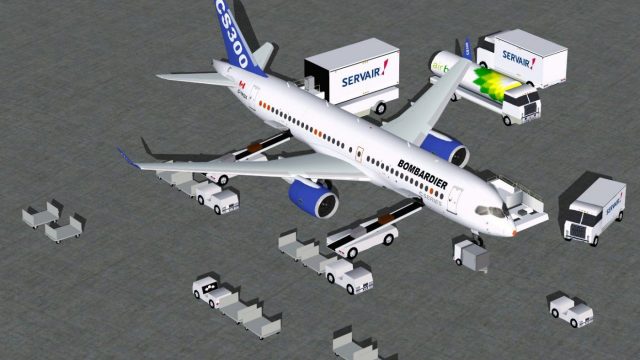 Screenshot 1 — House Colors Bombardier CSeries 300 C-FFDK