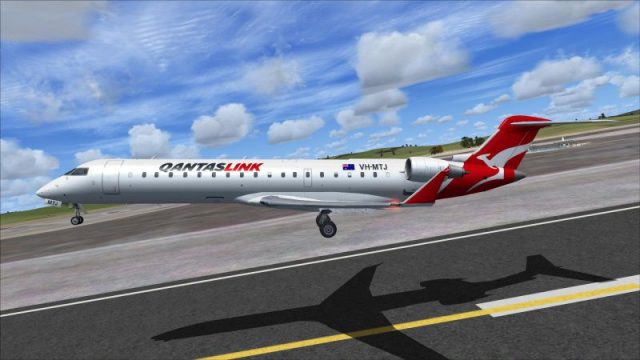 Screenshot 1 — Qantas Link CRJ700 V3