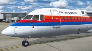 Screenshot 2 — United Express BAe 146-200