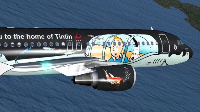 Screenshot 1 — Brussels Airlines Airbus A320 OO-SNB