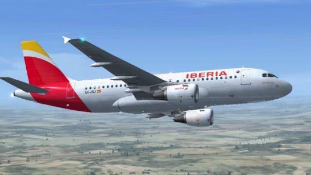 Screenshot 1 — Iberia Airbus A319-111