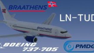 Screenshot 2 — Braathens Boeing 737-705 LN-TUD
