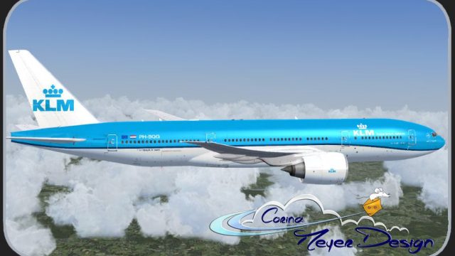 Screenshot 1 — KLM Boeing 777-200 PH-BQG