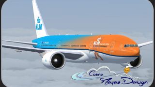Screenshot 3 — KLM "Orange Koningtag Special" Boeing 777-200LR