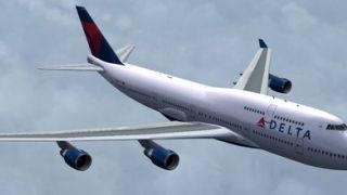 Screenshot 1 — Delta Airlines Boeing 747-400 N663US