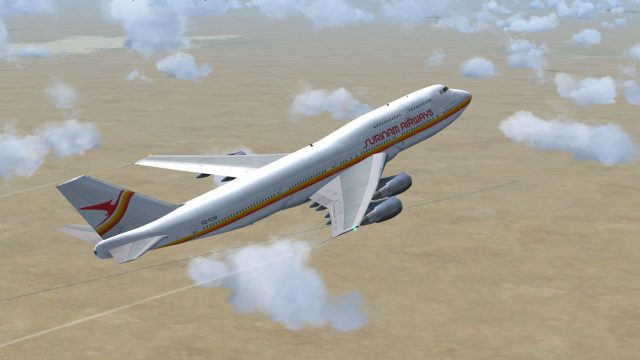 Screenshot 1 — Surinam Airways Boeing 747-300