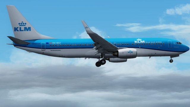 Screenshot 1 — KLM Royal Dutch Airlines Boeing 737-800 PH-BXZ v2