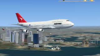 Screenshot 2 — Qantas Boeing 747-400, registration VH-OJK