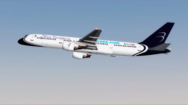 Screenshot 1 — Blue Panorama Boeing 757-200 EI-DNA