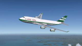 Screenshot 4 — Cathay Pacific Boeing 747-400 RR (old livery), registration VR-HOW