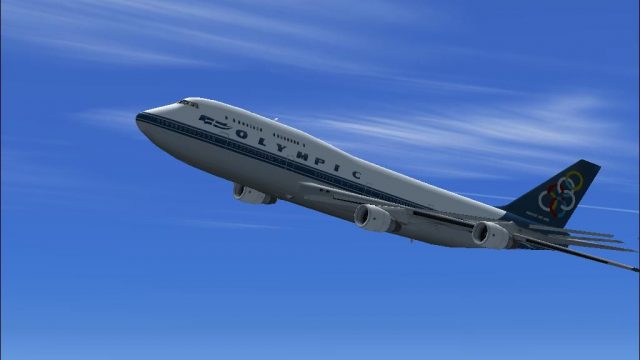 Screenshot 1 — Olympic Airlines Boeing 747-400