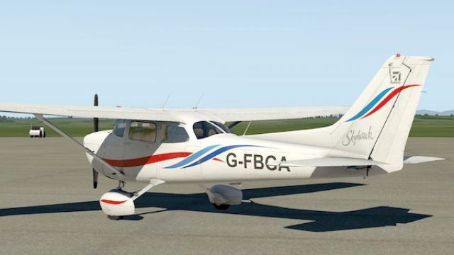 Screenshot 1 — Cessna 172SP Waves (G-FBGA)