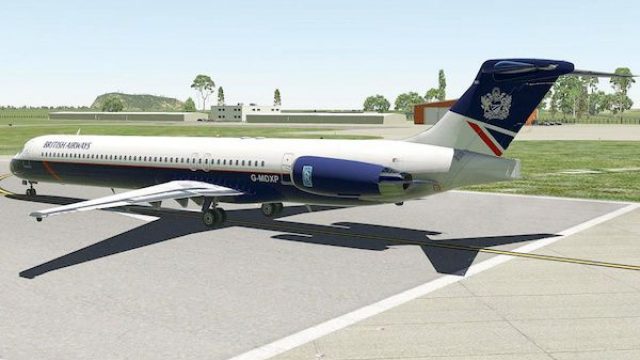 Screenshot 1 — MD-82 British Airways Landor