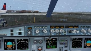 Screenshot 9 — Project Airbus A319 With FD-FMC Panel
