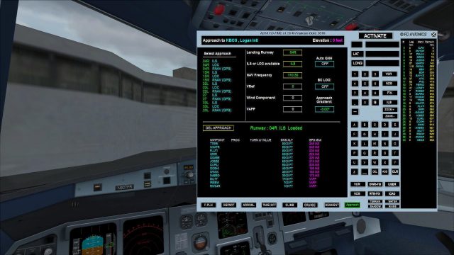 Screenshot 1 — Project Airbus A319 With FD-FMC Panel