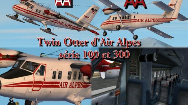 Screenshot 1 — DHC-6 Twin Otter. Air Alpes Package